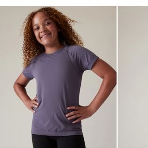 NWT Athleta Girl Power Up Seamless Tee - Size XL